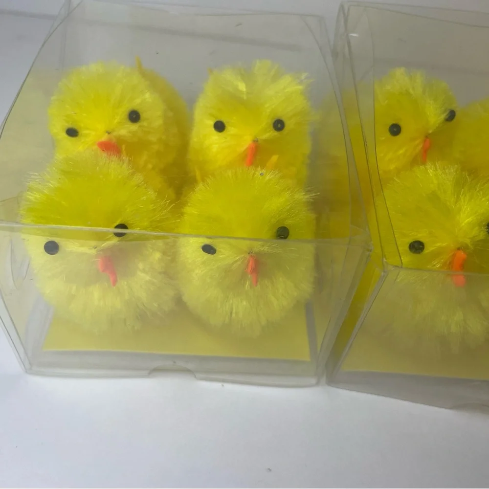 🐥 Easter Chicks, Yellow Plush, NWT, Lot of 12 large, Easter Crafts